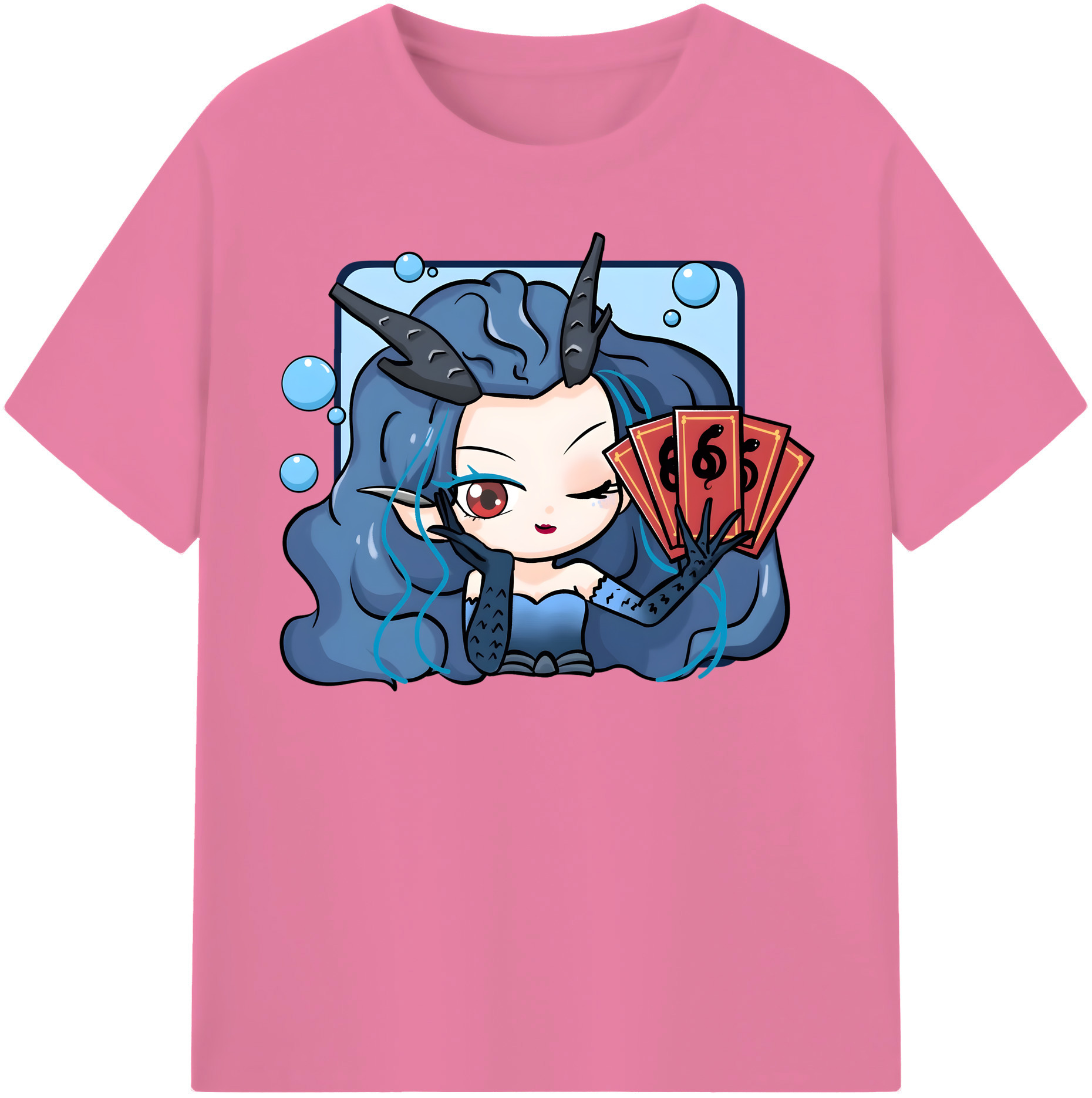 （画像用） Ne Zha 2 ナタ 魔童の大暴れ 綿100％半袖Tシャツ（フロントプリント）
